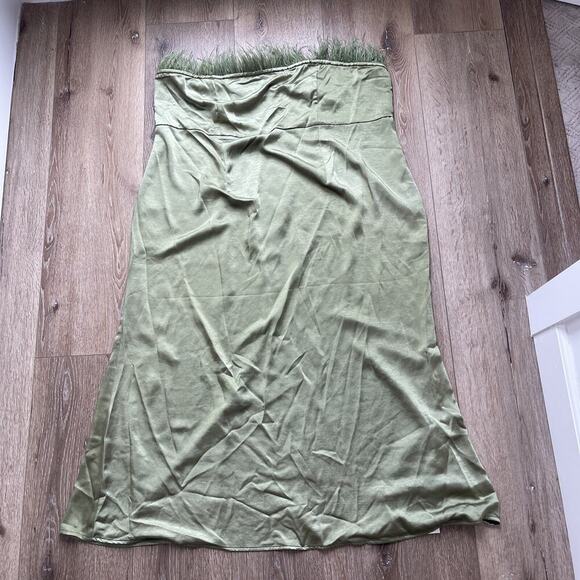 Cider Strapless Dress 3XL Green Strapless TubeFairy Mermaid Goth Whimsigoth NEW - Picture 1 of 12